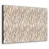 Bruin - Patroon - Zebra Textielframe zwart klein 947 -3d