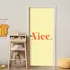 Nice - Oranje - Geel - Minimalistisch deurposter klein -sfeer4