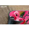 Bloemen - Verf - Roze Placemat vinyl groot -closeup