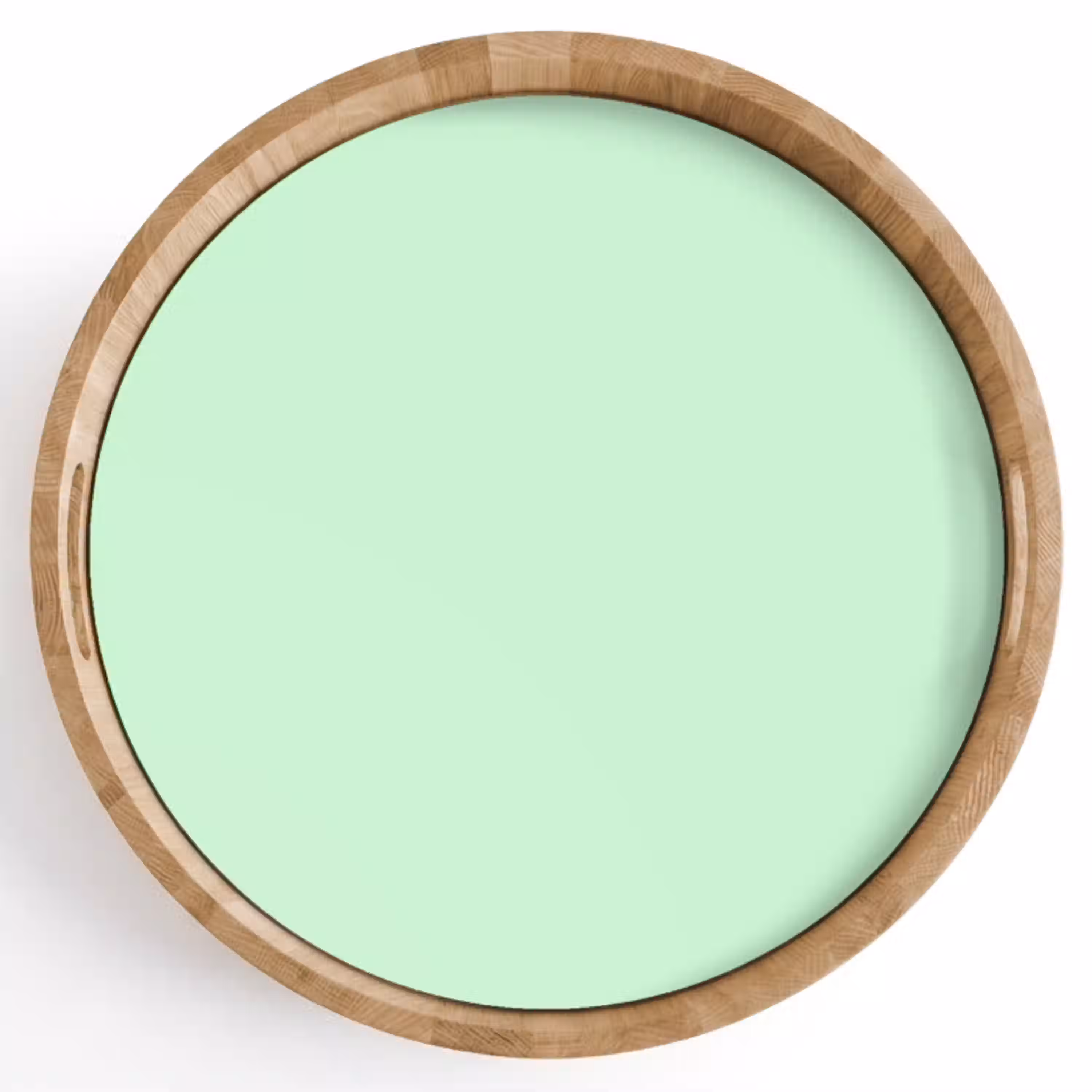 Pale - Mint - Groen Dienblad Rond middel 914 -z3d_shopping