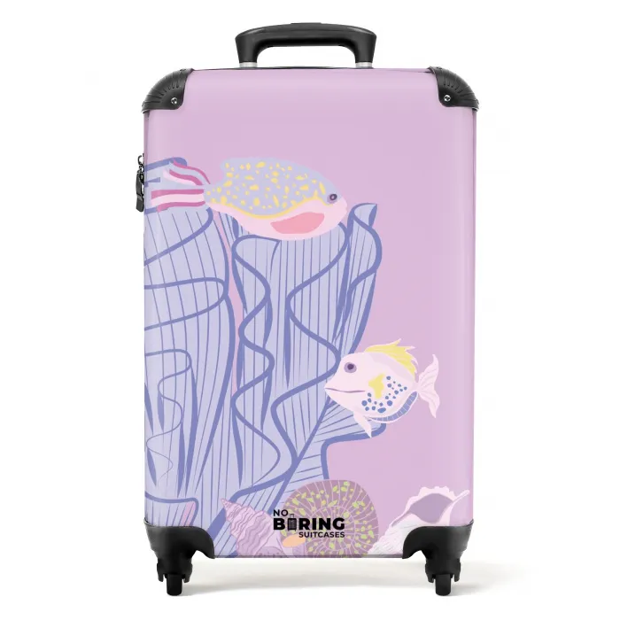 Summer memories - Vrolijke onderwaterwereld NBS - Handbagage koffer - Kinderen Unisex middel -productfoto_recht