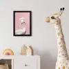 Zwaan - Koksmuts - Mooi - Klassiek fotolijst zwart zonder passe partout klein -usfeer4_kinderkamer