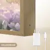 Viooltjes - bij - Zonlicht Light Box met batterij (Wandlamp) middel -USP_websiteoplaadbaarNL