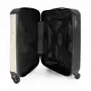 Honden pup omringd door bruine stippen NBS - Handbagage koffer - Volwassenen Unisex middel -binnenkant