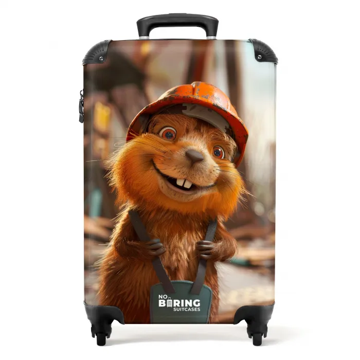 Bertus Bouwbever NBS - Handbagage koffer - Unisex middel -productfoto_recht