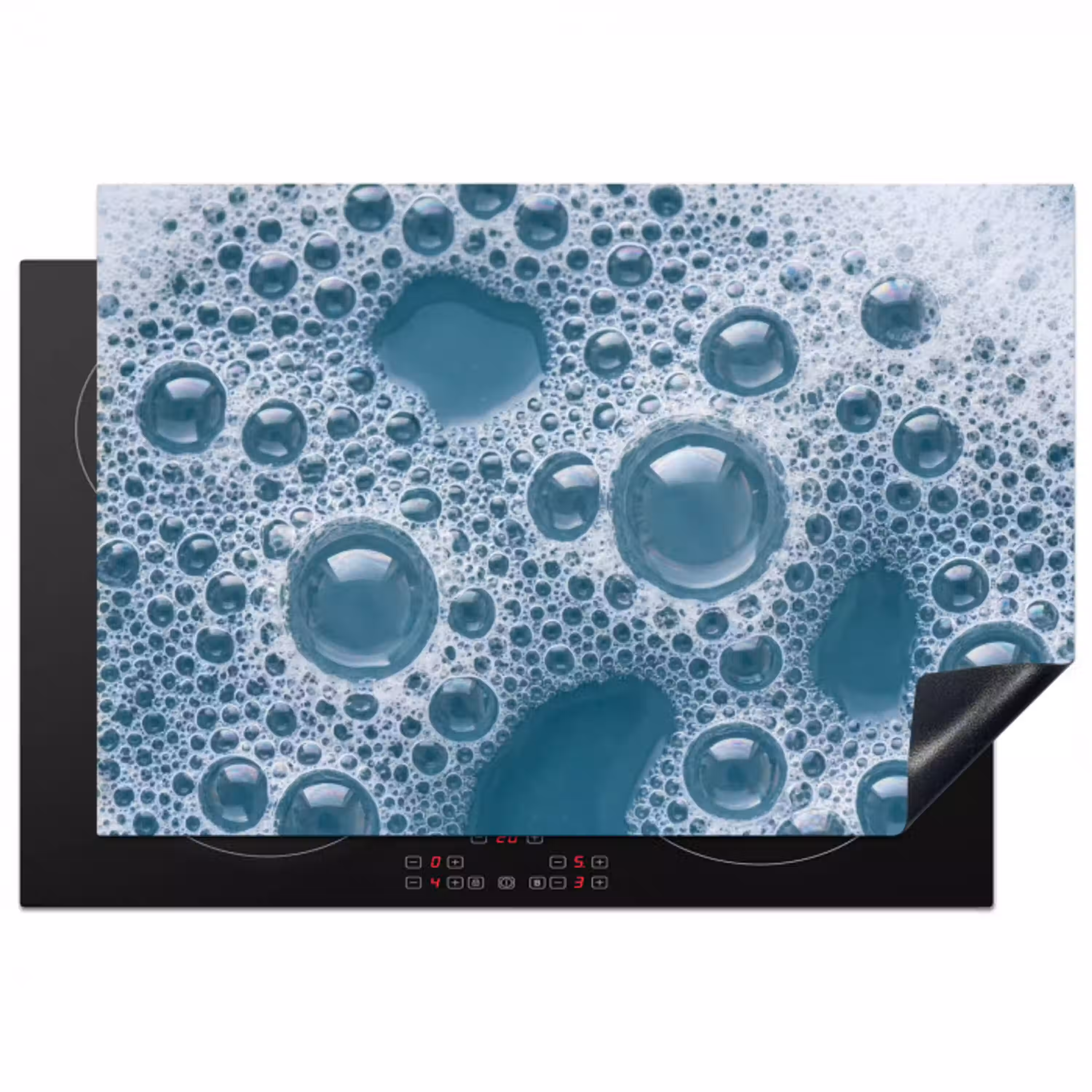 Schuim - Water - Textuur Inductie beschermer vinyl 3mm klein -3d