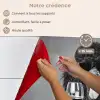 Hond - Krullen - Zonnebril - Wijn keuken achterwand spatscherm klein -spatscherm_FR