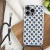Symmetrisch - Palm - Blauw Hoesje iPhone 16 Pro Max met koord klein 804 -sfeer4