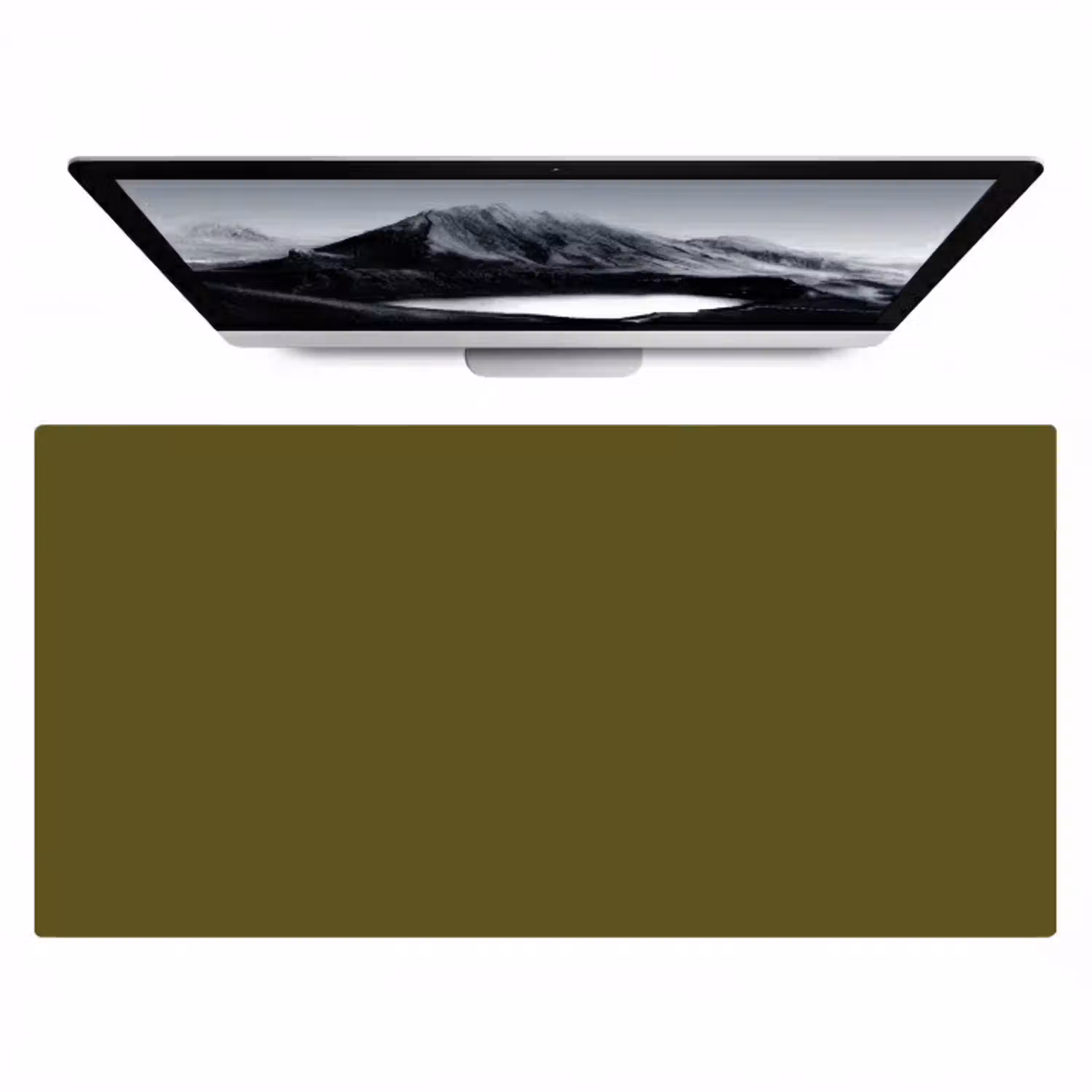 Dark - Olive - Groen Muismat XXL klein 681 -zzz3d