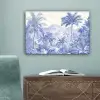 Tropisch - Jungle - Blauw canvas 2cm klein -sfeer4