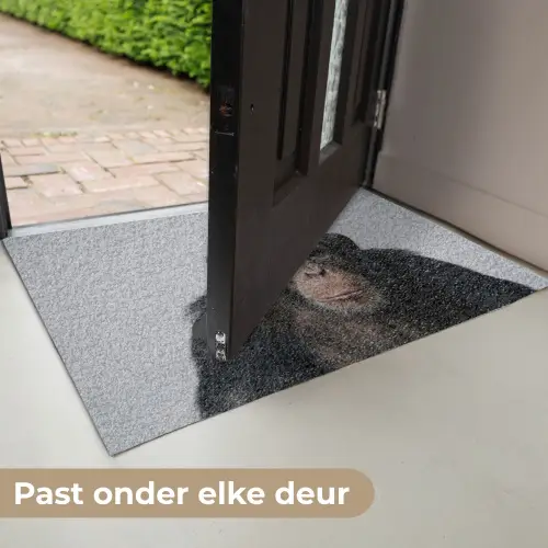 Chimpansee - Badeend - Grijs Deurmat klein -USP_NL