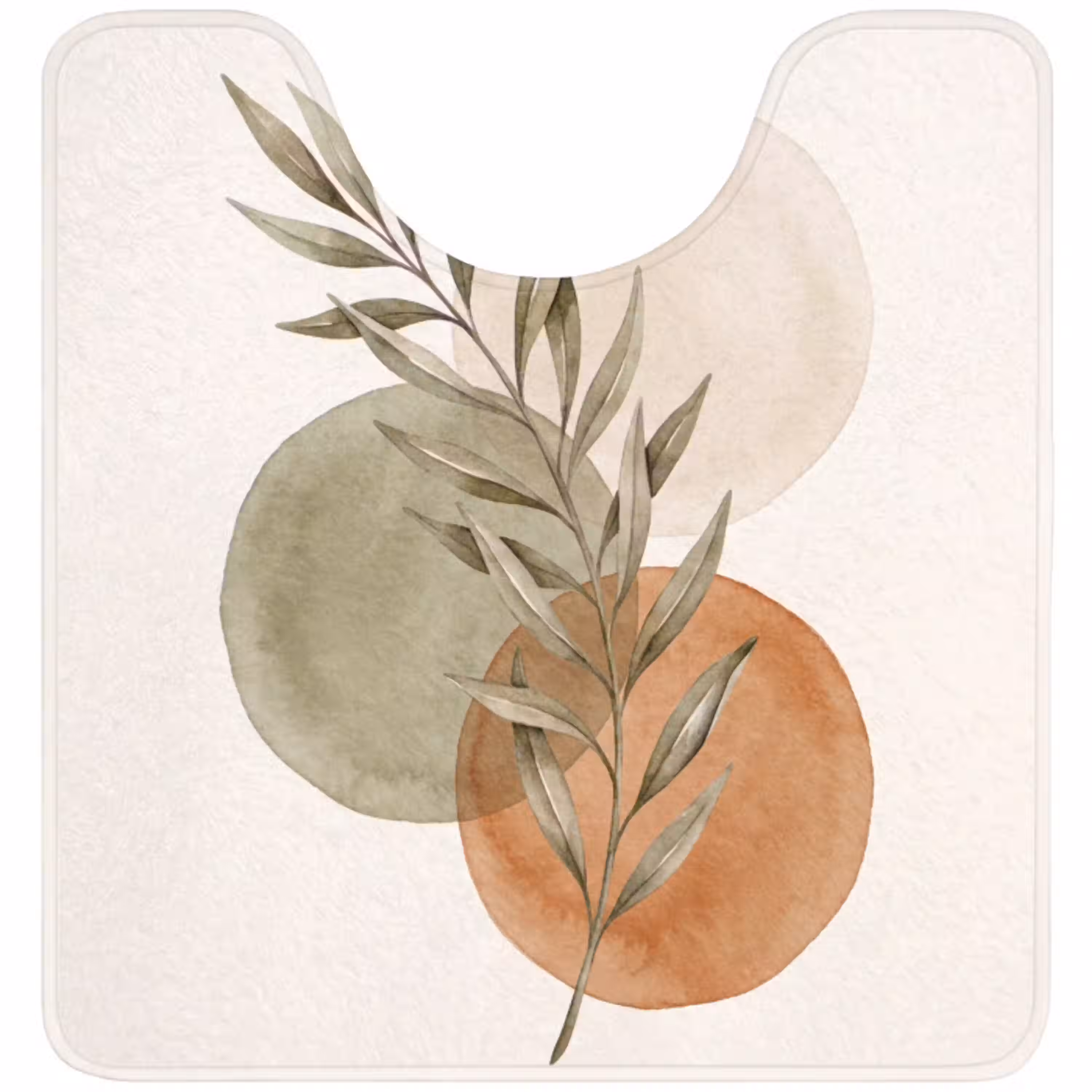 Plant - Cirkels - Abstract WCmat U-uitsnede middel -3d