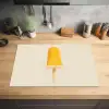 Oranje - Stokje - Waterijsje Inductie beschermer vinyl 3mm klein -sfeer5