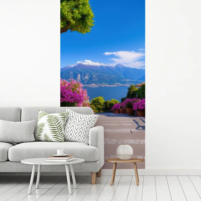 Lake Como - Italië - Landschap fotobehang vinyl groot -woonkamer