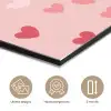 Hartjes - Patroon - Roze - Eenvoudig aluminium wit klein -closeup_NL