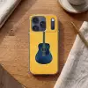 Gitaar - Akoestisch - Geel - Minimalistisch Telefoonhoesje iPhone 17 Pro klein -sfeer1