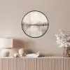 Moderne kunst - Abstract - Beige Fotolijst rond zonder passe partout klein -sfeer3