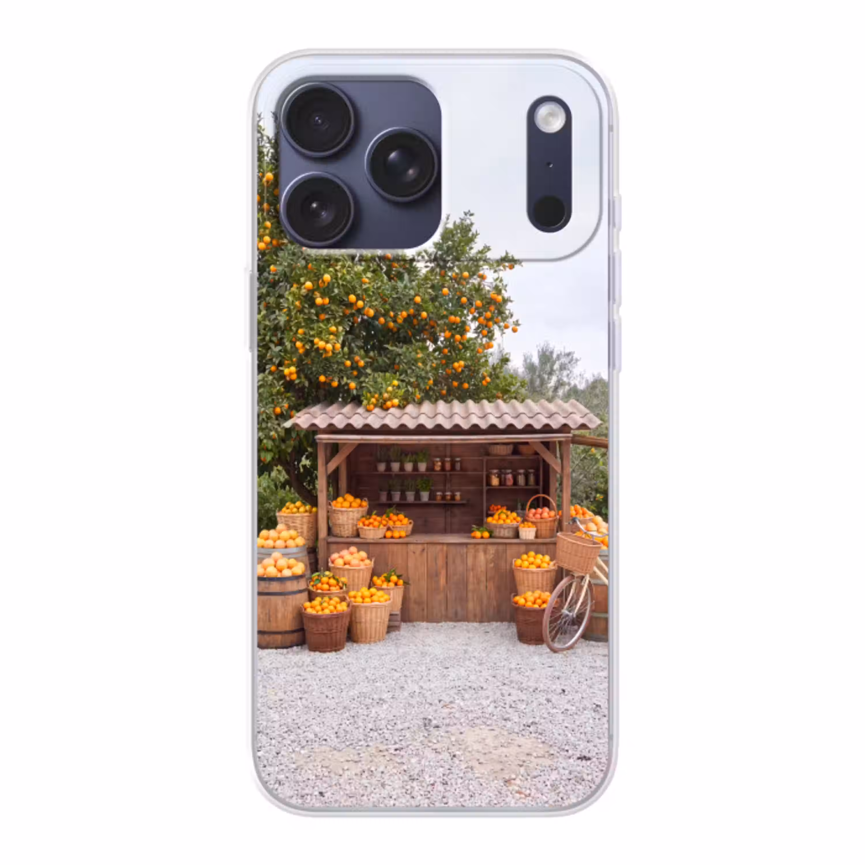 Fruit - Markt - Landelijk Telefoonhoesje iPhone 17 Pro Max klein -3d