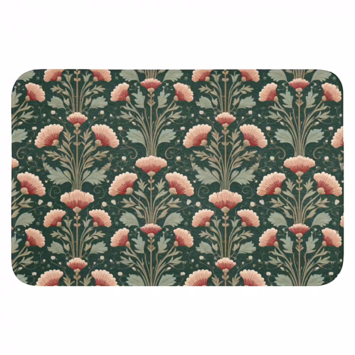 Badematte - Muster - Botanisch - Farbenfroh