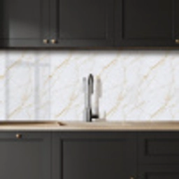 Wit - Marmer - Goud - Luxueus keuken achterwand 2 middel 871 -sfeer1