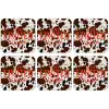 Koeienprint - Limited edition - Rood onderzetter kurk middel -zkaufland3dotto