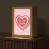 Liefde - Hart - Valentijn Light Box met kabel (Tafellamp) klein -z3d_website