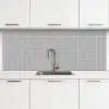 Mozaïek - Tegels - Grijs keuken achterwand 2 middel 871 -3d