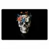 Bloemen - Schedel - Kleurrijk Placemat vinyl groot -zzsfeer1_Kitchenyeah-website