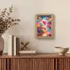 Hartjes - Kleuren - Kunst - Liefde Light Box met kabel (Tafellamp) klein -sfeer2