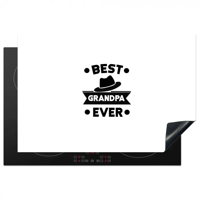 Opa - Quotes - Best grandpa ever - Spreuken Inductie beschermer vinyl 3mm klein -3d