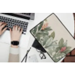 Tropisch - Planten - Modern - Groen laptophoes neopreen klein -bureau