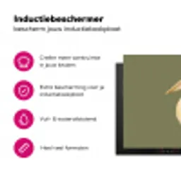 Pelikaan - Wit - Vogel - Klassiek - Natuur Inductie beschermer vinyl 3mm klein -wsfeer2_website