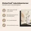 Japandi - Landschap - Beige Inductie beschermer vinyl 3mm middel -sfeer2
