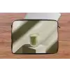 Matcha - Glas - Groen - Minimalistisch laptophoes neopreen klein -tafel
