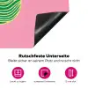 Blad - Groen - Illustratie - Minimalistisch Inductie beschermer vinyl 3mm klein -zzzzzzz-lf-onderkant