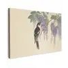 Specht - Bloemen - Paars Tuinposter op houten frame 2 cm dik klein -3d