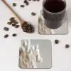 Pluimen - Beige - Minimalistisch onderzetter kurk middel -sfeer2