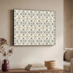 Floraal - Patroon - Kleurrijk Textielframe zwart klein 947 -sfeer3