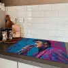 Zingende man - Glitterjas - Microfoon Inductie beschermer vinyl 3mm klein -sfeer3