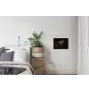 Krachtig - Paard - Donker textielposter latten blank klein -woonkamer