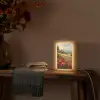 Klaprozen - Rood - Heuvels - Landschap Light Box met kabel (Tafellamp) klein -sfeer4