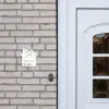 Grijze patronen - Klassiek Naambord Huisje klein -sfeer1
