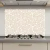 Beige - Geometrie - Patronen - Abstract keuken achterwand spatscherm klein 900 -3d_website
