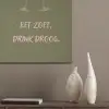 Roze - Groen - Wijn - Quote PET vilt klein -sfeer6_closeup
