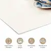 Theekop - Bladeren - Blauw poster papier klein -closeup_NL