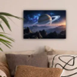 Fantasy - Kosmos - Landschap canvas 2cm klein -sfeer1