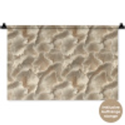 Waaierstructuren - Beige - Vezeltextuur Wandkleed katoen klein 269 -t3d_DE