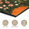 Bloemen - Illustratie - Groen aluminium wit klein -closeup_NL