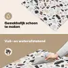 Terrazzo -  Patroon - Kleurrijk - Klei Inductie beschemer met haakjes klein 777 -ky-schoon-nl