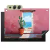 Zee - Roze - Cactus Inductie beschemer met haakjes klein -3d